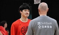 【バスケ】男子日本代表が練習公開、渡辺雄太主将「絶対に負けられない試合の始まり」