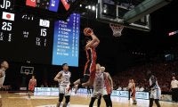 【バスケ】連続ブザービーター！第１Qは馬場雄大、第２Qは富永啓生　日本が23点リードで後半へ