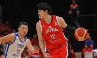 日本代表23点リードでチャイニーズ・タイペイ戦前半終了…渡邊雄太14得点、馬場＆富永ブザビ