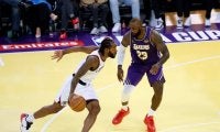 レイカーズ、NBAカップ専用コートが「競技不適合」に…マブス戦は通常仕様に変更へ