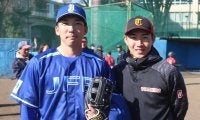 甲子園沸かせた東海大相模の”二遊間コンビ”が野球教室に参加！久々の母校凱旋に｢大人になった｣｢新鮮な気持ち｣
