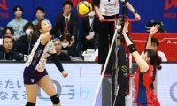 SVリーグ女子　埼玉上尾がNEC川崎との接戦を制す　岡山が連敗を脱出