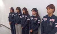 【スピードスケート】「ウチらしか勝たん！！」女子3000mリレー２大会ぶり五輪出場の日本が帰国