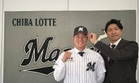【ロッテ】ドラフト７位田中大聖が年俸800万円で仮契約「日本人最速の165キロを目指して」