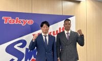 【ヤクルト】前ロッテ柿沼友哉、前西武モンテル入団会見「チームに貢献できることはたくさんある」