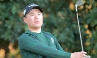 【ＪＴカップ】長野泰雅はツアー屈指の難関パー３の１８番でバーディー締め　２９位に浮上「ドベを回避できた」