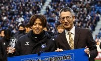 【G大阪】FW満田誠が「ミスターGAMBA黄金の脚賞」　トップ下で攻撃陣を先導　表彰式