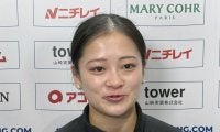 渡辺倫果、３回転半２本降りながらの６位の結果に「いろいろ（感情の）波があった」　一夜明け取材対応