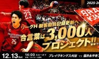 【ハンドボ－ル】刈谷がリーグＨ最多動員の3000人を目指すプロジェクトを実施