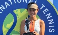 岩佐綾香、IMGアカデミー国際テニス選手権14歳以下で日本人初の栄冠