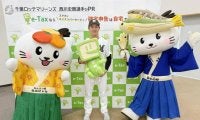 ロッテ　西川史礁が確定申告ＰＲイベント出演　ｅ-Ｔａｘ模擬体験「スマホで操作してみると思っていたより簡単で便利」故郷和歌山で