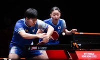 松島輝空・張本美和の“そらみわペア”が中国の世界王者撃破なるか　決勝進出懸けて王楚欽＆孫穎莎の最強コンビと激突【WTTファイナルズ香港】
