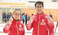 【カーリング】混合ダブルスの小穴桃里、青木豪組は初戦黒星…韓国に４-７　五輪残り２枠争い