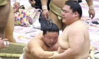 新入幕濃厚の十両・朝白龍、初巡業で「幕内力士と稽古して感覚をつかんでおきたい」