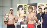 【ボクシング３大世界戦】桑原拓が計量一発クリア 事故渋滞の影響で血圧過去最高も「体の状態も過去イチ」…１７日ゴング
