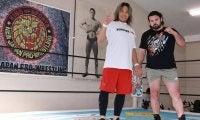 【新日本】ウルフアロンが棚橋弘至とスパー　相手の必殺技EVIL対策「足を上げた瞬間がチャンス」