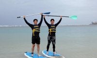 【阪神】ハワイでサップ初体験！湯浅京己「体幹むずい」及川雅貴「湯浅さんは成長すごかった」