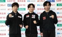 【フィギュア】幼なじみの鍵山優真、佐藤駿、三浦佳生が表彰台　そろって口にした「尊敬」