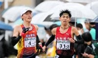 【高校駅伝】Ｖ候補の仙台育英は準優勝　昨年までの大会記録を１秒更新も…学法石川との差を縮めることができず