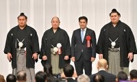 大の里、次の１００年へ「横綱として盛り上げたい」　日本相撲協会１００周年式典で決意