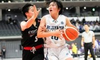 高校バスケ、広島の比治山女子は1回戦で敗退　序盤は接戦の攻防