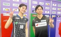バドミントン　渡辺、田口組が笑顔の快勝発進「謎の自信あった」