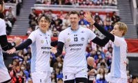 SVリーグ男子　年内最後の首位攻防戦はサントリーが連勝　