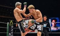 【RIZIN】58日で電撃参戦の秋元強真、“テンカオ一撃”で新居もん絶TKO　次戦に元フェザー級王者を指名