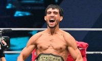 【RIZIN】代役ノジモフが膝突き刺し“絶対王者”サトシを13秒殺「必ずタックルに来ると」