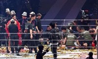 【RIZIN】朝倉未来、顔面打たれ続け担架で搬送　１回TKO負け　試合後動けず