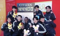 【ニューイヤー駅伝】悲願の日本一GMOが優勝報告「大会新記録で頂点を勝ち取りました」
