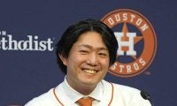 今井達也がアストロズ入団会見　憧れのコールやウィーラーと同じ背番号４５「肩を並べる選手に」　ＷＢＣは出場せず