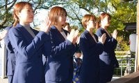 バド「ACT　SAIKYO」が必勝祈願　山口・周南の遠石八幡宮で
