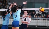 決勝進出の就実「20点以降は絶対負けない」エース比留間美晴、力強く牽引　春高バレー