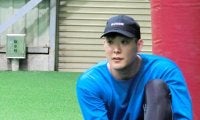 日本ハム・斎藤が３度目ブルペン　守護神の座＆１６５キロの目標へ早め調整