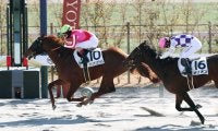 【京都４Ｒ・３歳新馬】米国産馬アメリカンスタイルが競り勝つ　ルメール騎手「ブリンカーも良かったです」