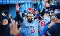 WBC米国代表にバクストン　昨季は大谷翔平から先頭打者弾、自己最多の35本塁打