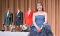 佐久間朱莉「くよくよしてたらジャンボさんに怒られる。たくさん優勝報告を…」…祝勝会で師匠尾崎将司さん追悼