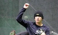 広島・遠藤に躍動感　右足高く上がった「指に掛かるようになった」直球復活「手応えがある」