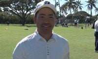 比嘉一貴、松山英樹との練習ラウンドは「自信をなくす（笑）」　ソニーオープンへ意気込み