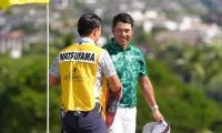 松山英樹は3日目ベストタイ「65」 首位と6打差13位で最終日へ 金谷拓実20位後退