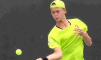 【全豪テニス】全豪日本男子最年少勝利に挑む坂本怜　１回戦は２０日の５番コート第３試合　男子本戦