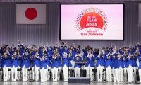 「美爆音×中島健人」が実現…五輪公式応援ソング「結唱」を披露　壮行会で習志野吹奏楽部が演奏