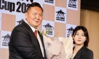 元横綱白鵬さん「白鵬杯」出場の女子慶大生世界王者とトーク「ゴールはオリンピック。日本から世界に発信したい」
