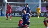 「韓国寄りの中東の笛か」日本代表MF、韓国MFの“足裏タックル”で悶絶…「あぶな」「カード出ないんかよ」まさかの判定にファン騒然【U23アジアカップ】