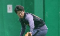 【阪神】ドラ２谷端将伍が新人唯一の宜野座スタート「初日から全力で」体重は自己最高記録更新