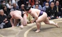 連日金星の義ノ富士が７勝７敗　千秋楽にデビューから11場所連続勝ち越しかける