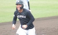 【ロッテ】松石信八「しっかり結果残さないと」育成選手唯一のキャンプ１軍「声出してアピール」