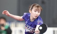 早田ひなが４連覇へ王手　木原美悠に４－２で勝ち決勝進出