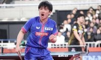 張本智和は２年連続準決勝敗退「１ゲーム目取れてたら…悔しい」　１年前に敗れた松島輝空にリベンジならず